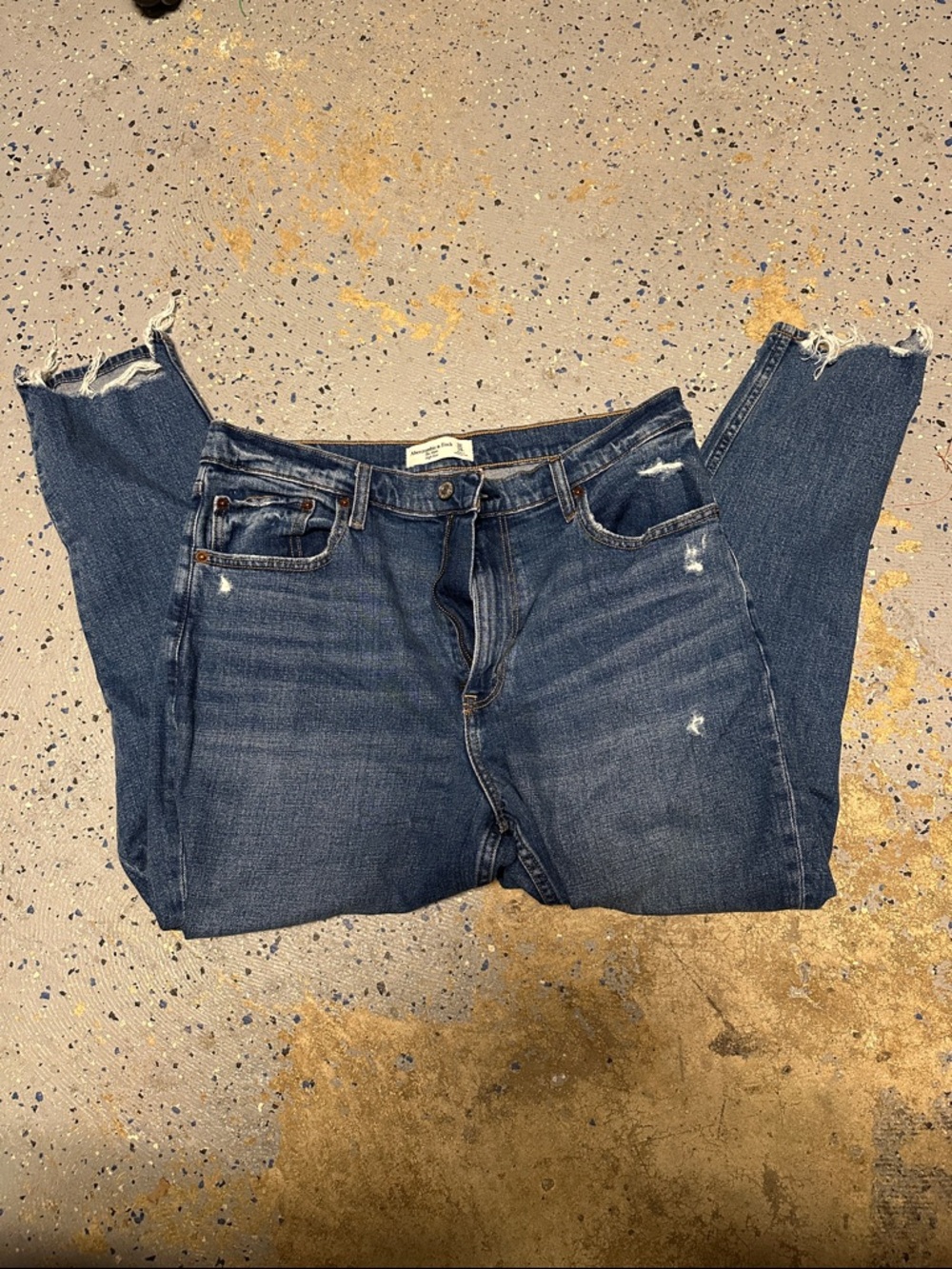 Abercrombie & Fitch Women's The Mom High Rise Jeans